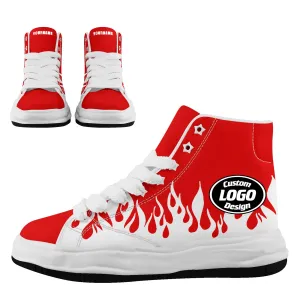 Custom White Red New York Firesoul Shoes Personalized Sneaker FN039-D020272-21