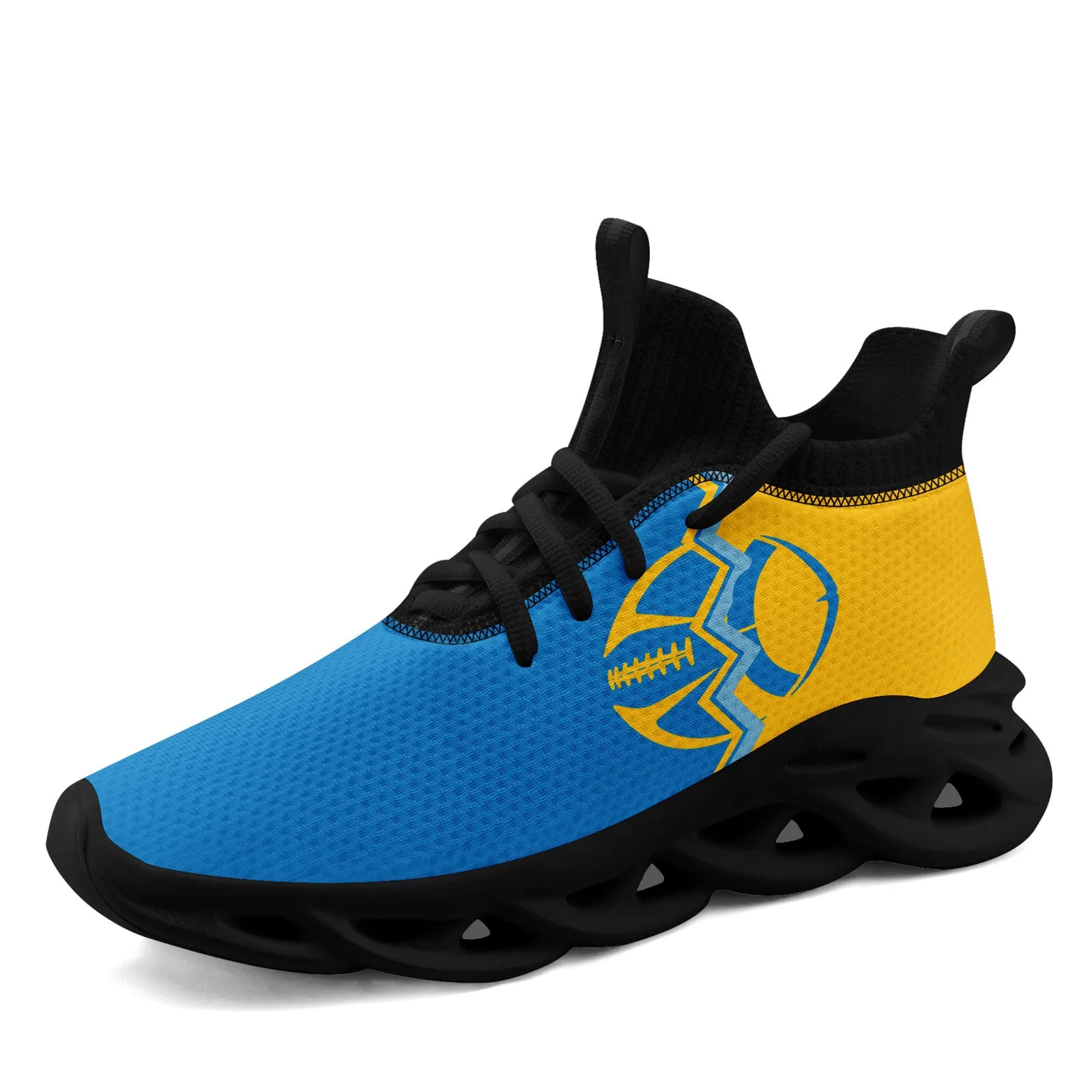 Custom Yellow Blue California MaxSoul Shoes and Hat Combo Offer Personalized Combo ZH-D028017-27