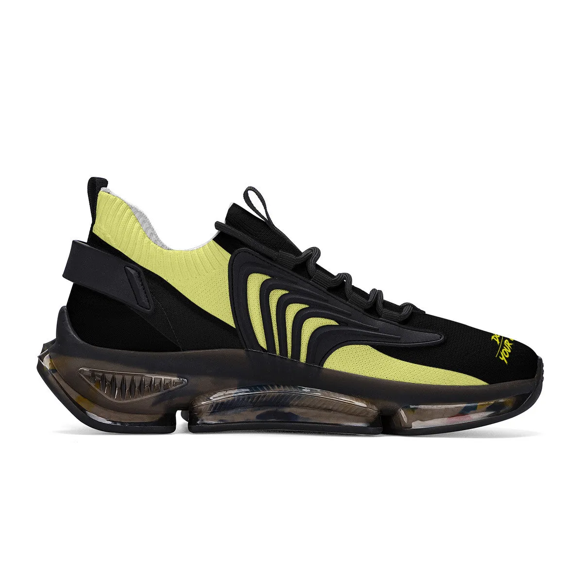 DCYG X2 Yellow& Black  Air Max React Sneakers -