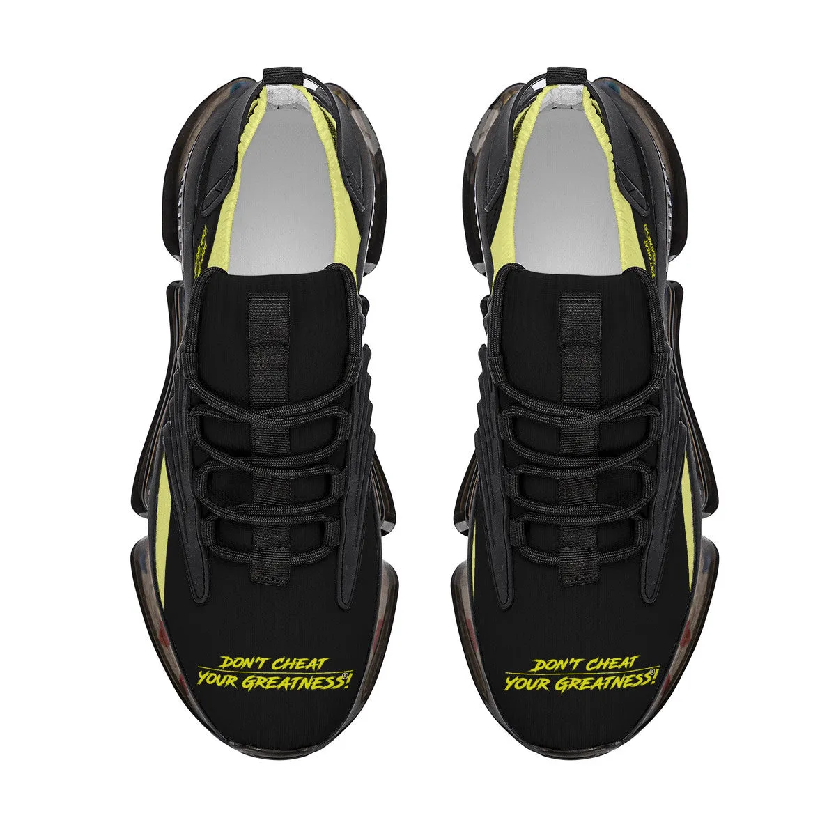 DCYG X2 Yellow& Black  Air Max React Sneakers -