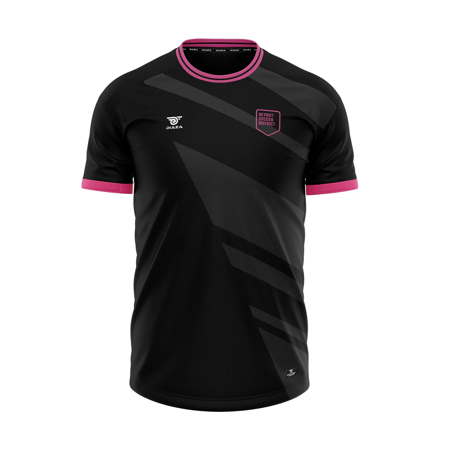 Detroit Soccer District Home Training Uniform Black