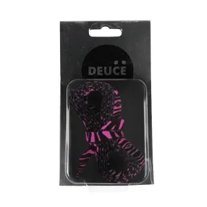 Deuce Zebra Wide Laces - Black/Pink