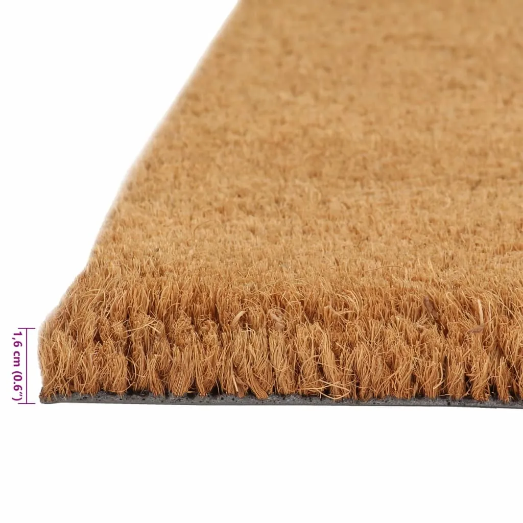 Door Mat Natural 100x300 cm Tufted Coir