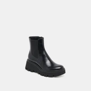 Emmet H20 Boots Midnight Crinkle Patent