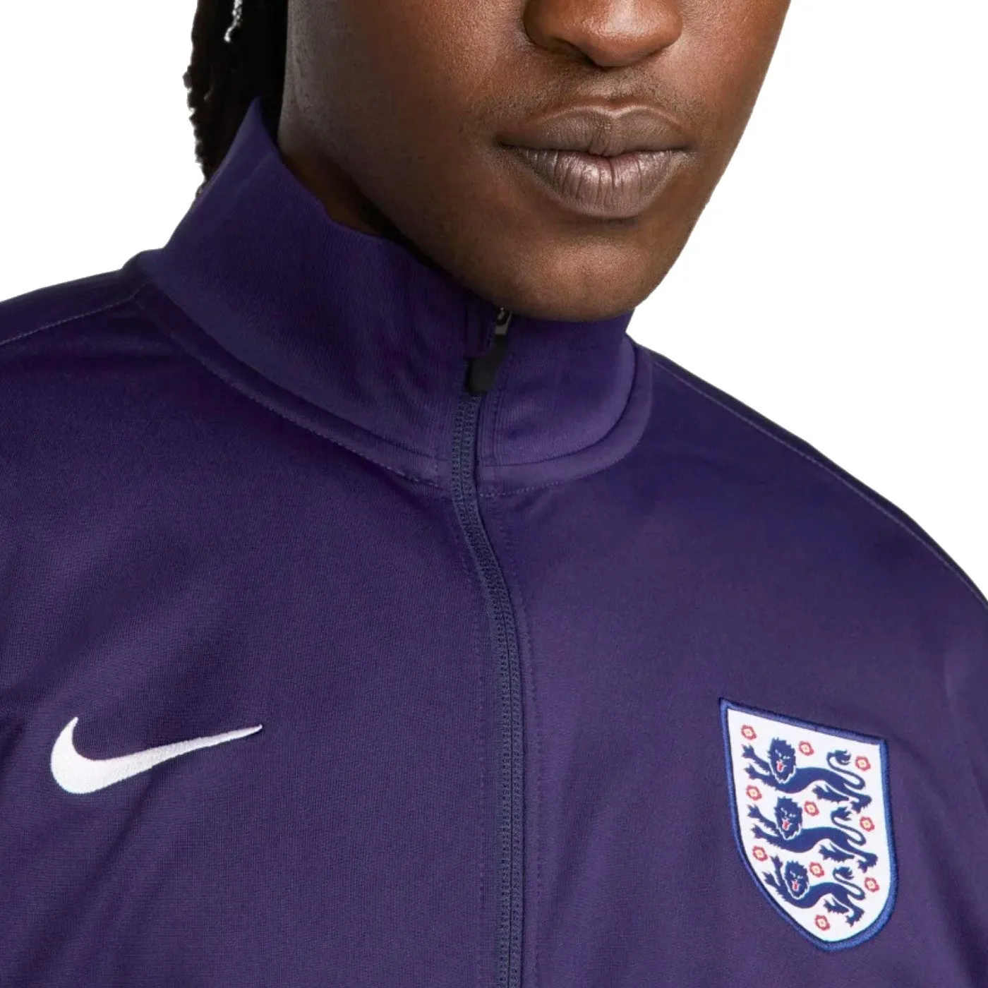 England training presentation Soccer tracksuit 2024/25 dark purple - Nike