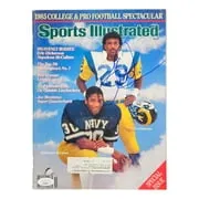 Eric Dickerson Signed Los Angeles Rams 1985 Sports Illustrated Magazine JSA