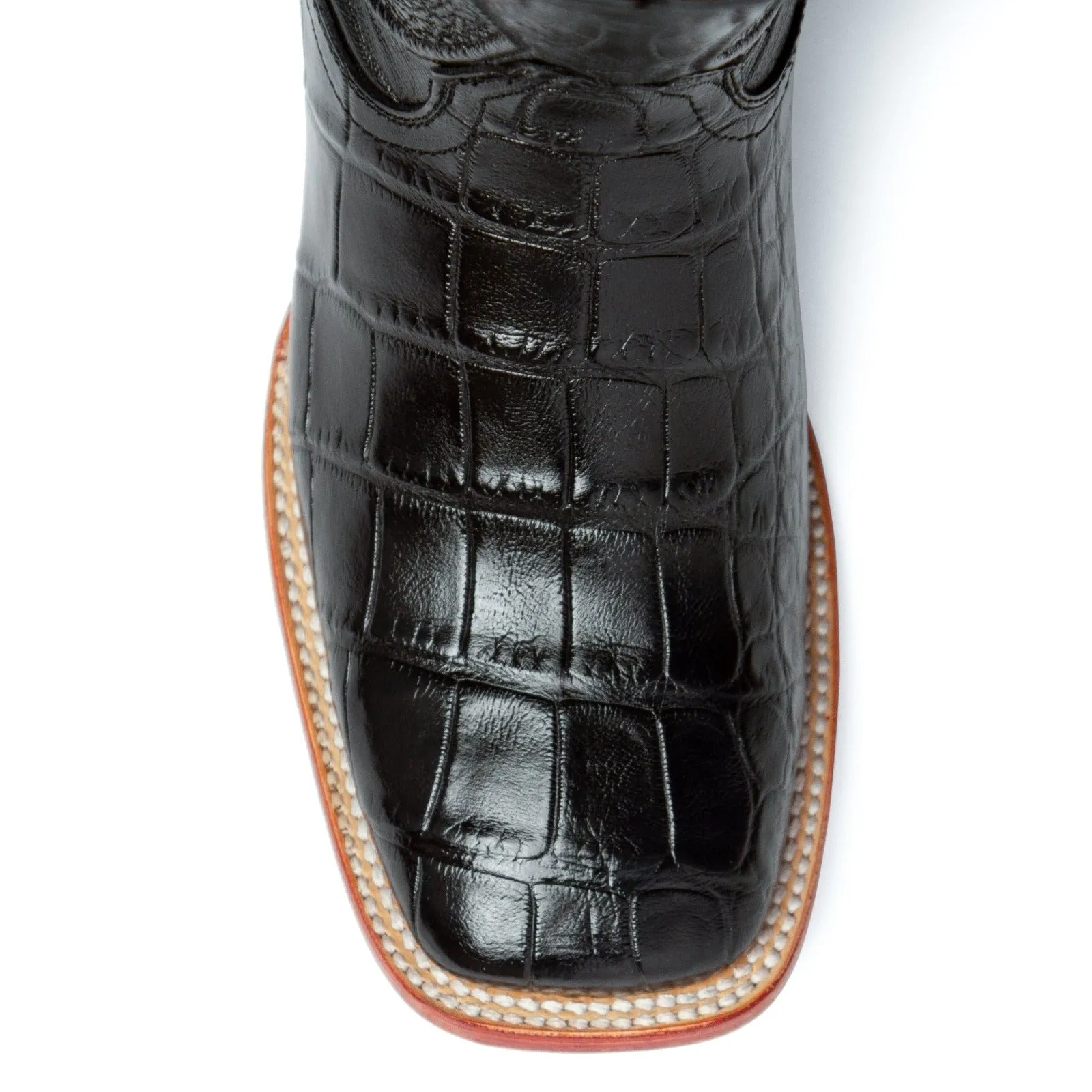 Ferrini Men's Stallion Belly Alligator Square Toe Boots 10793-04