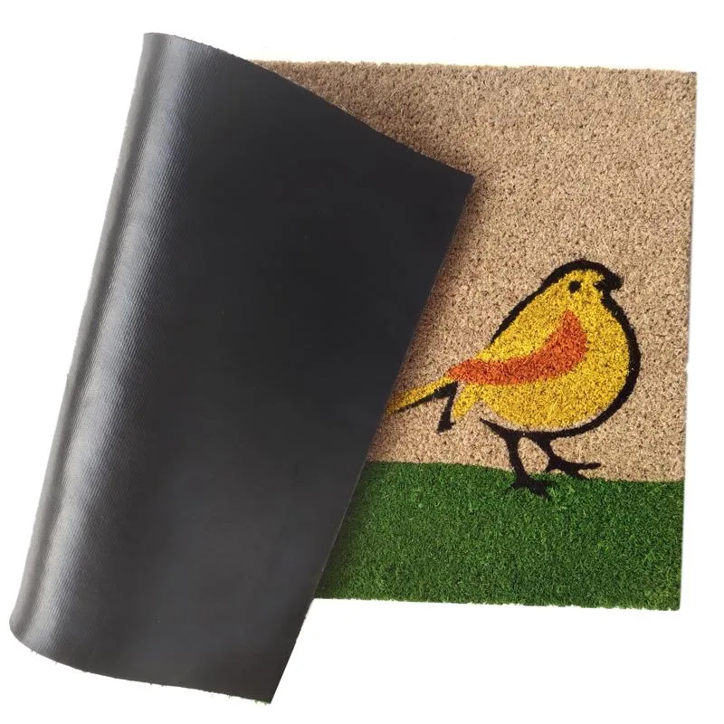 First Concept 18 in. W X 30 in. L Multicolored Welcome Birds Coir Door Mat