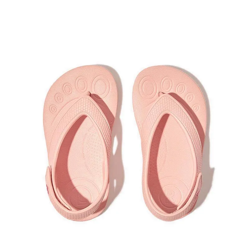 Fitflop Iqushion Kid's Junior Ergonomic Back-Strap Flip-Flops - Pink Salt