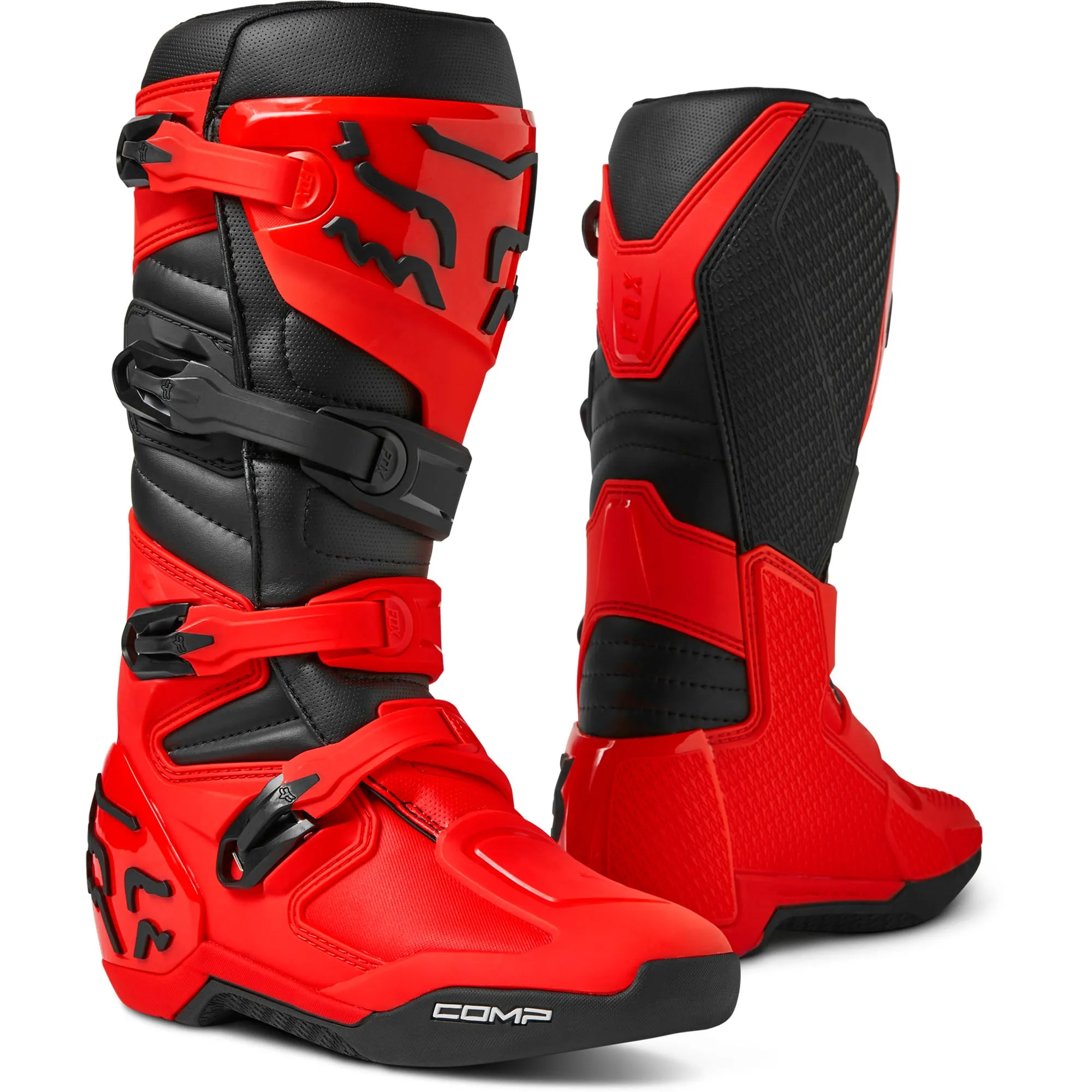 Fox Racing Comp Offroad Boots Flo Red