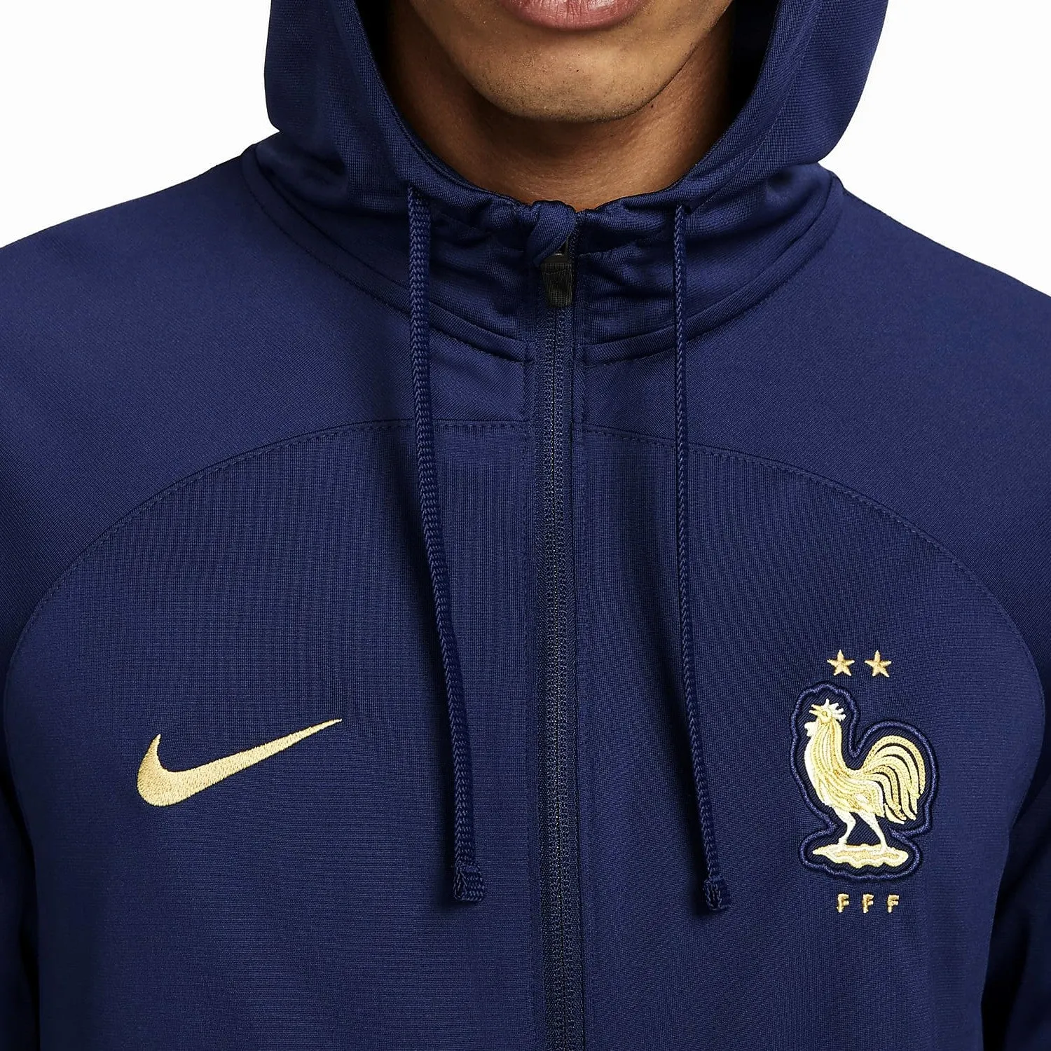 France navy hooded presentation Soccer tracksuit 2022/23 - Nike