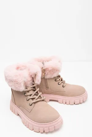 Fur Ankle Hiker Boot