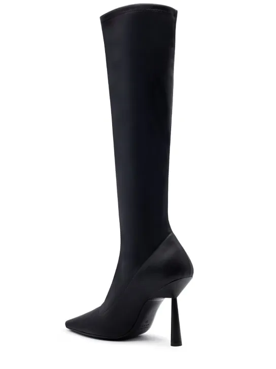 Gia Borghini   100mm Ros8 faux leather tall boots 