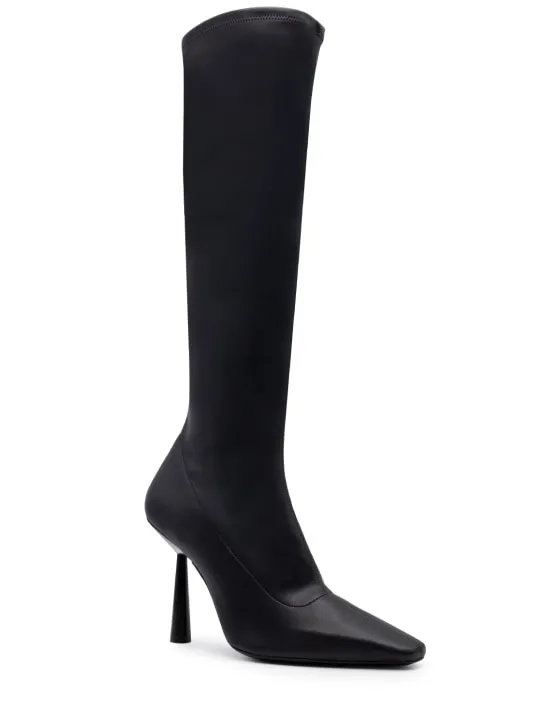 Gia Borghini   100mm Ros8 faux leather tall boots 