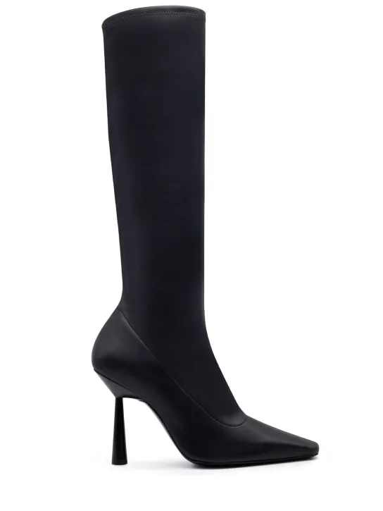 Gia Borghini   100mm Ros8 faux leather tall boots 