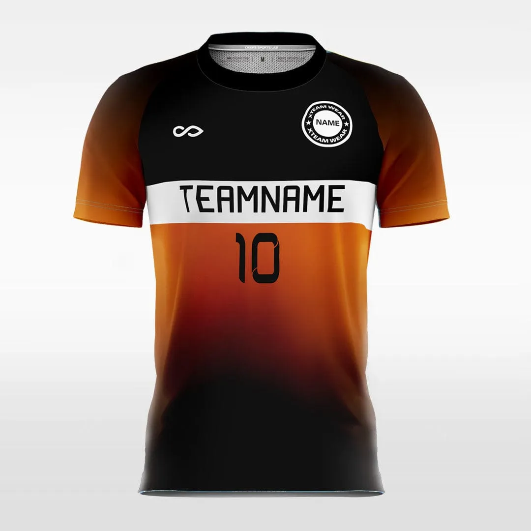 Gradient Split - Custom Kids Soccer Jerseys Design Orange