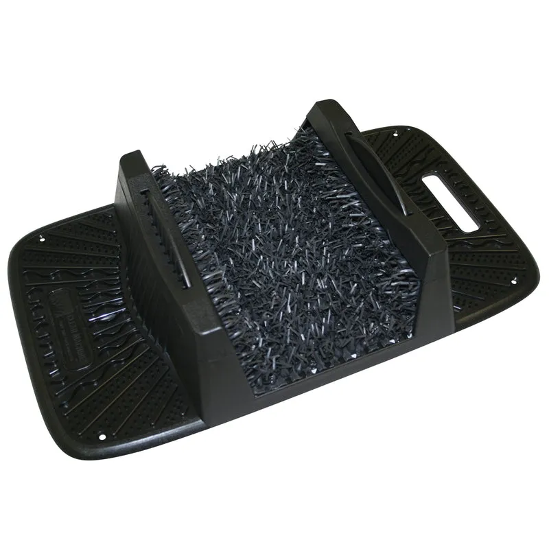 GrassWorx 10 in. W X 17.5 in. L Black/Gray AstroTurf Boot/Shoe Scraper