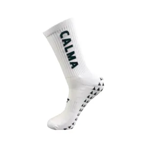 Grip Sock - White (v2) - Football   Soccer