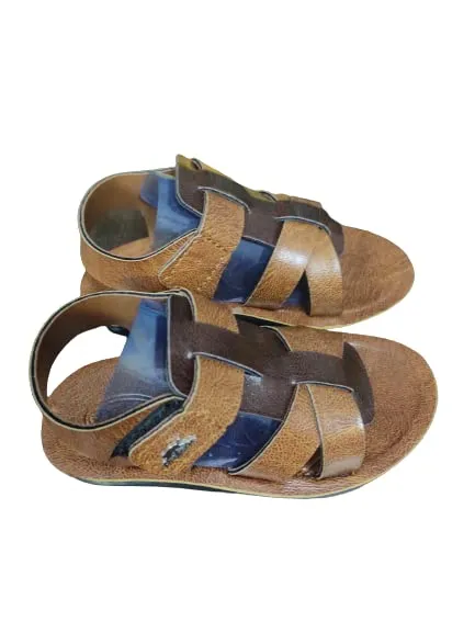 Hatch baby kids Casual & Stylish PU Sandals Brown color for boys (3_years)