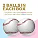 Hawwwy Gender Reveal Baseballs (1 Blue, 1 Pink) Packed with Exploding Powder Baby Shower