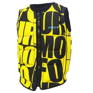 HiSEA L001 Letter Printing Super Elastic Buoyancy Surf Vest Professional Life Jacket, Size: S