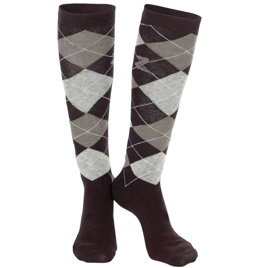 Horze Holly Argyle Knee Socks