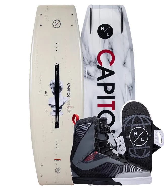 Hyperlite Capitol Wakeboard Package with Capitol Boots (2023)