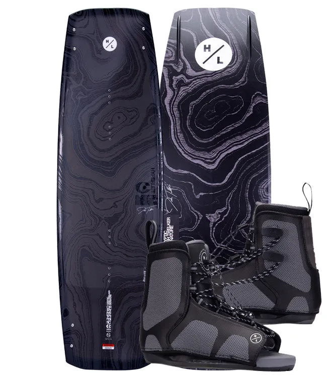 Hyperlite Cryptic Junior Wakeboard Package with Remix Boots (2024)