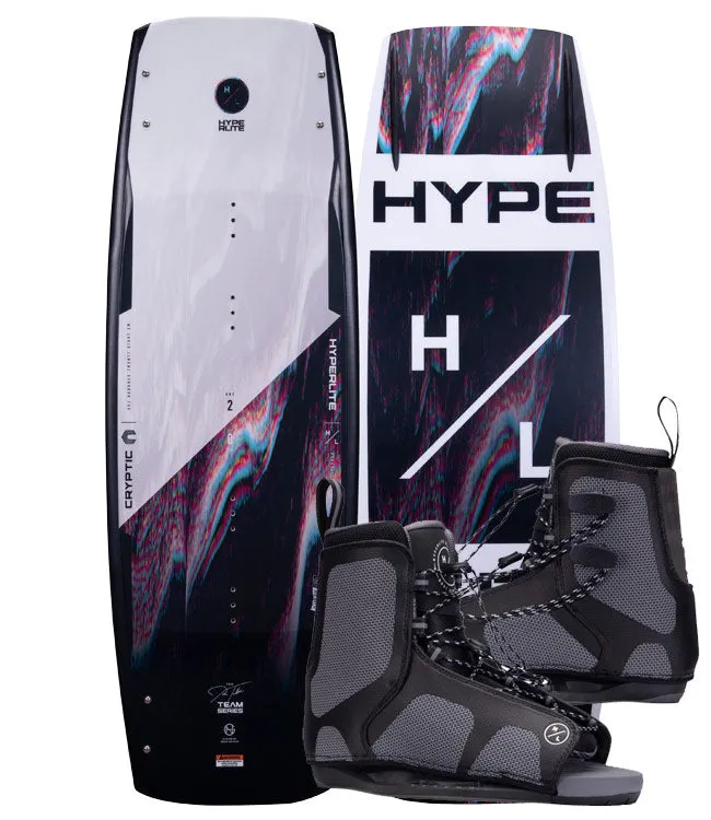 Hyperlite Junior Cryptic Wakeboard Package with Remix Boots (2022)