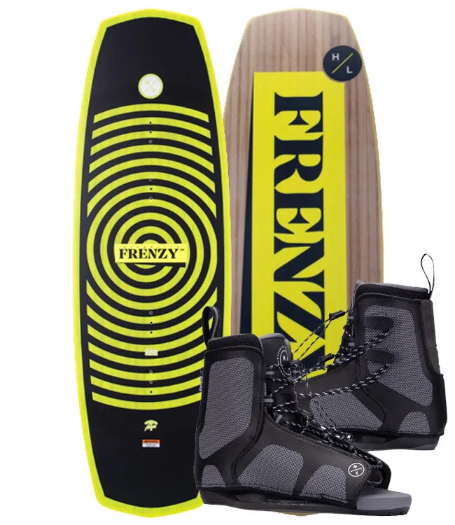 Hyperlite Junior Frenzy Wakeboard Package with Remix Boots (2025)