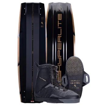 Hyperlite Rusty Pro Wakeboard Package with Ultra Boots (2023)