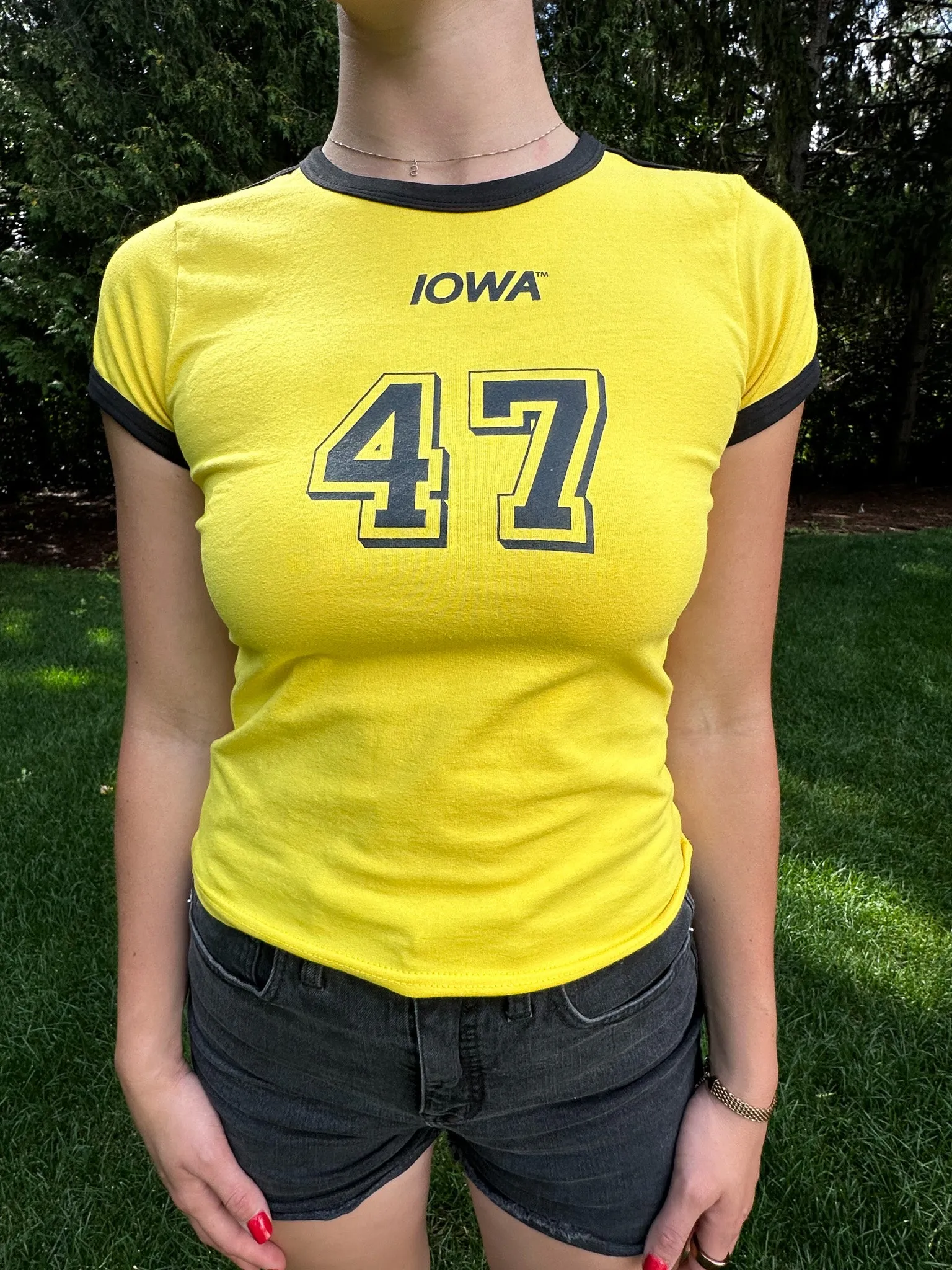 Iowa Soccer Baby Tee