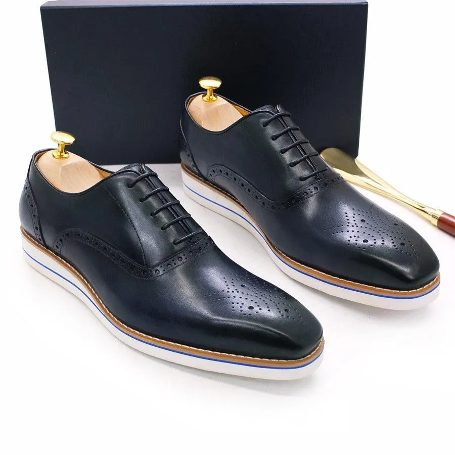 Jim - Leather casual men's shoes