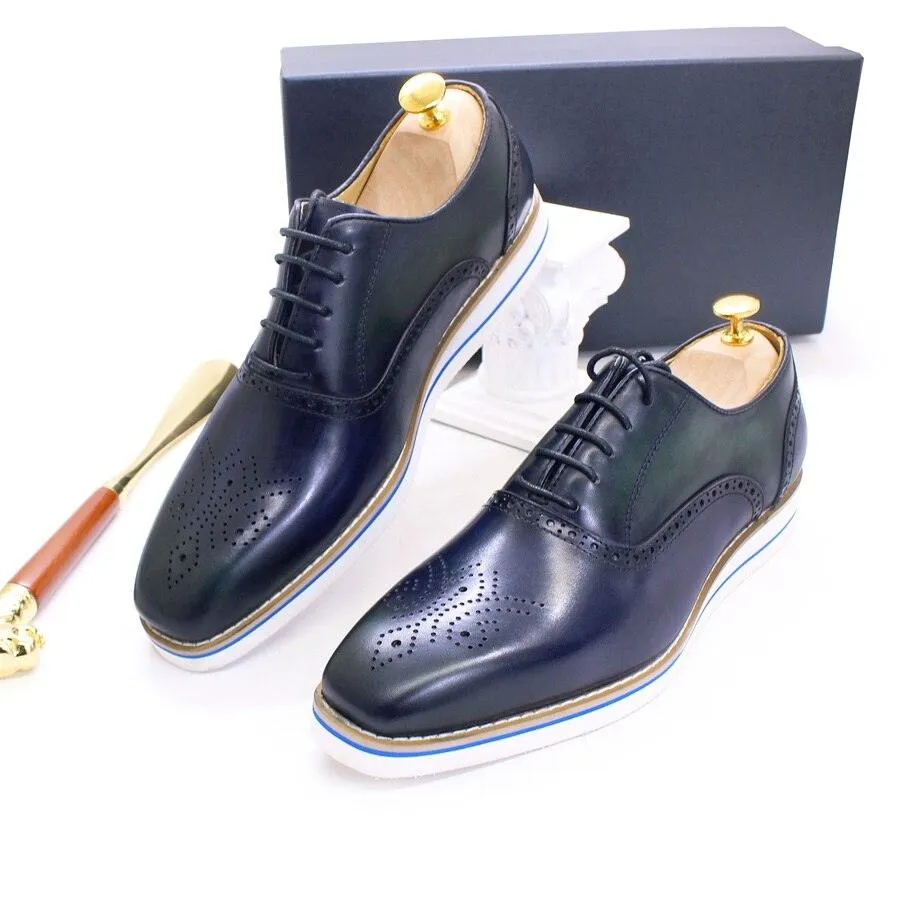 Jim - Leather casual men's shoes