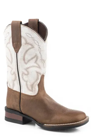 Kid's Roper Monterey Tan Square Toe Boot