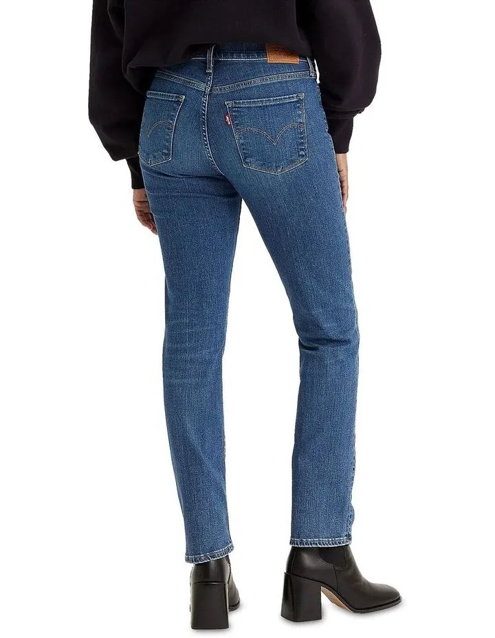 Levi's Shaping Slim Jeans - Blue Wave Mid