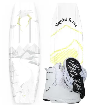 Liquid Force Bullox Aero Wakeboard Package with Aero Boots (2023)