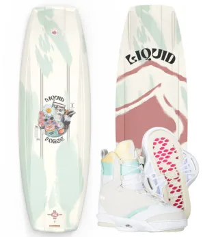 Liquid Force M.E. Aero Wakeboard Package with Vida Boots (2024)