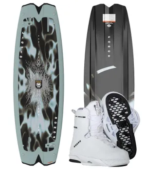 Liquid Force Remedy Aero Wakeboard Package with Aero Boots (2024)