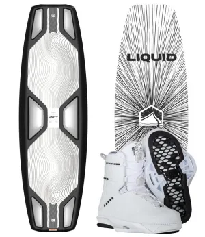 Liquid Force Unity Aero Wakeboard Package with Aero Boots (2024)