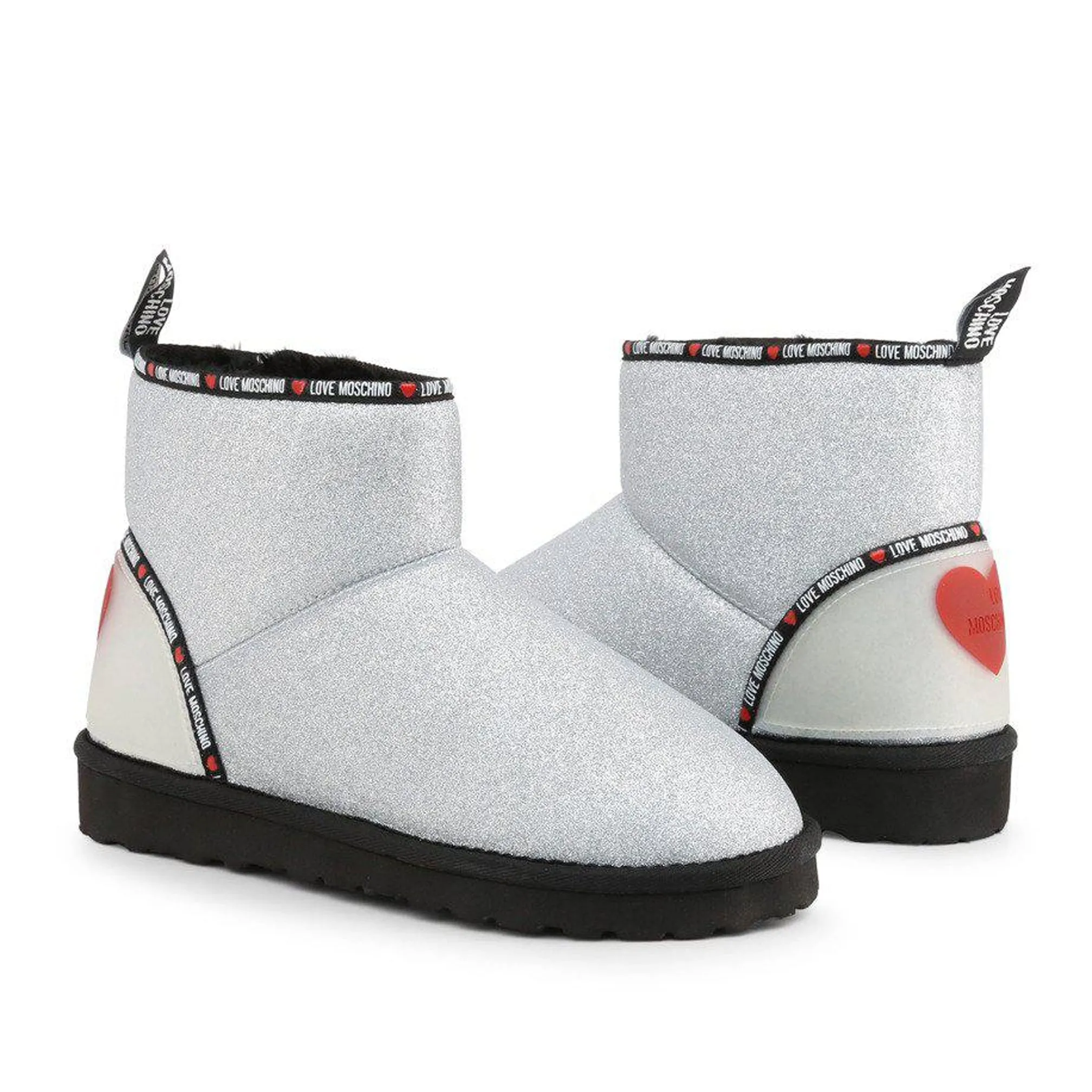 Love Moschino Womens Silver Boots