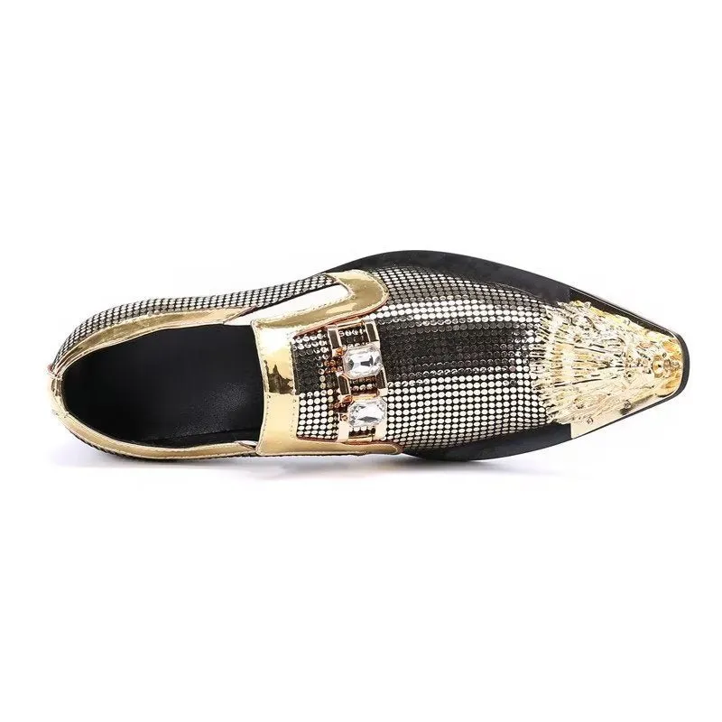 Luxe Exotic Genuine Leather Slip-on Dress Shoes