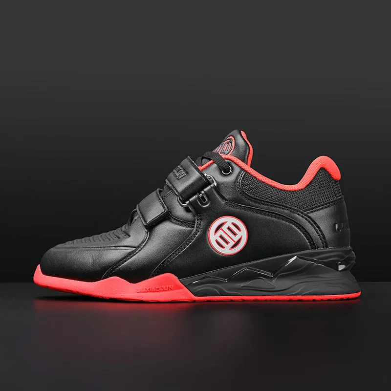 LUXIAOJUN - Weightlifting Shoes - Black & Red