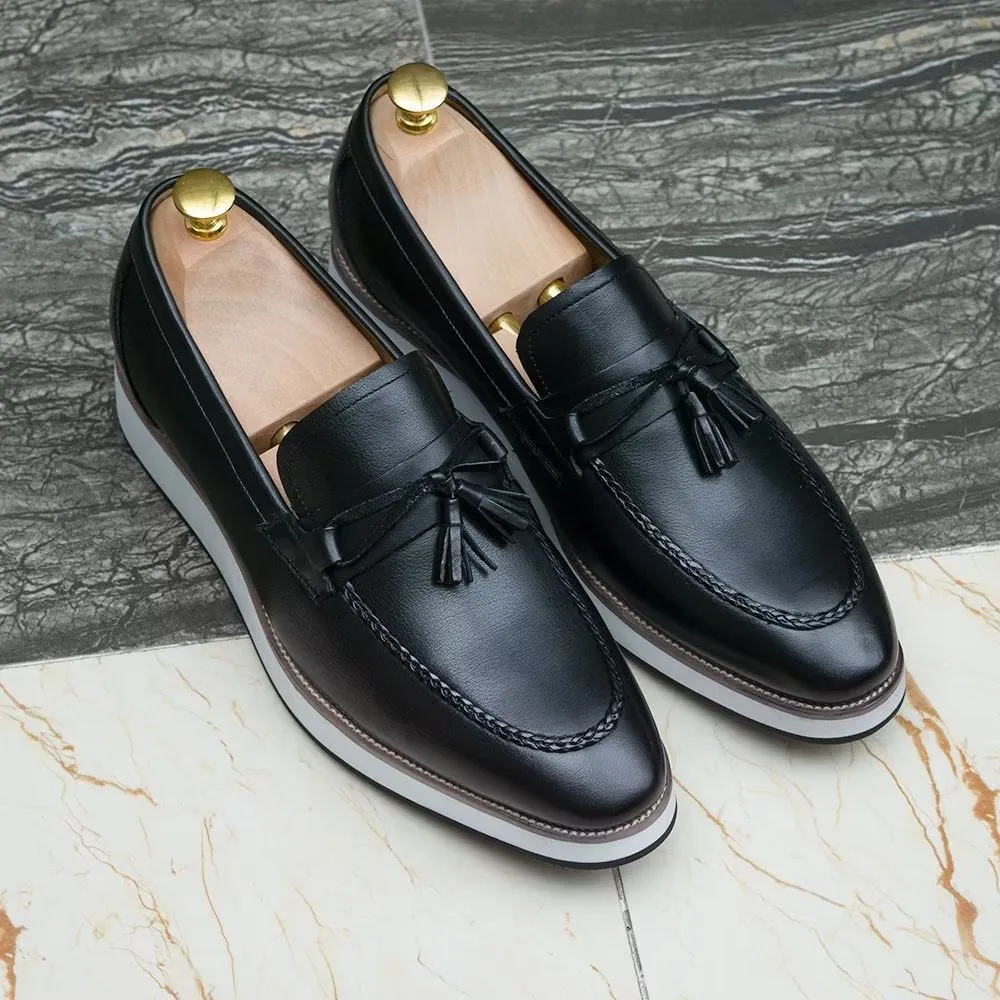 Luxury Leather Elegant Tassel Loafers