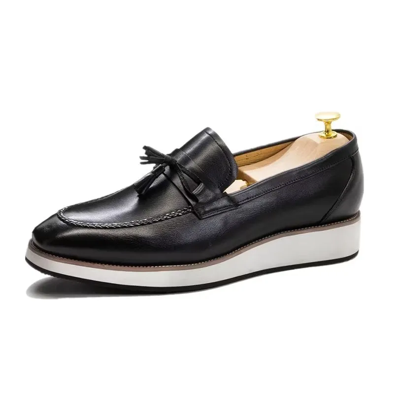 Luxury Leather Elegant Tassel Loafers