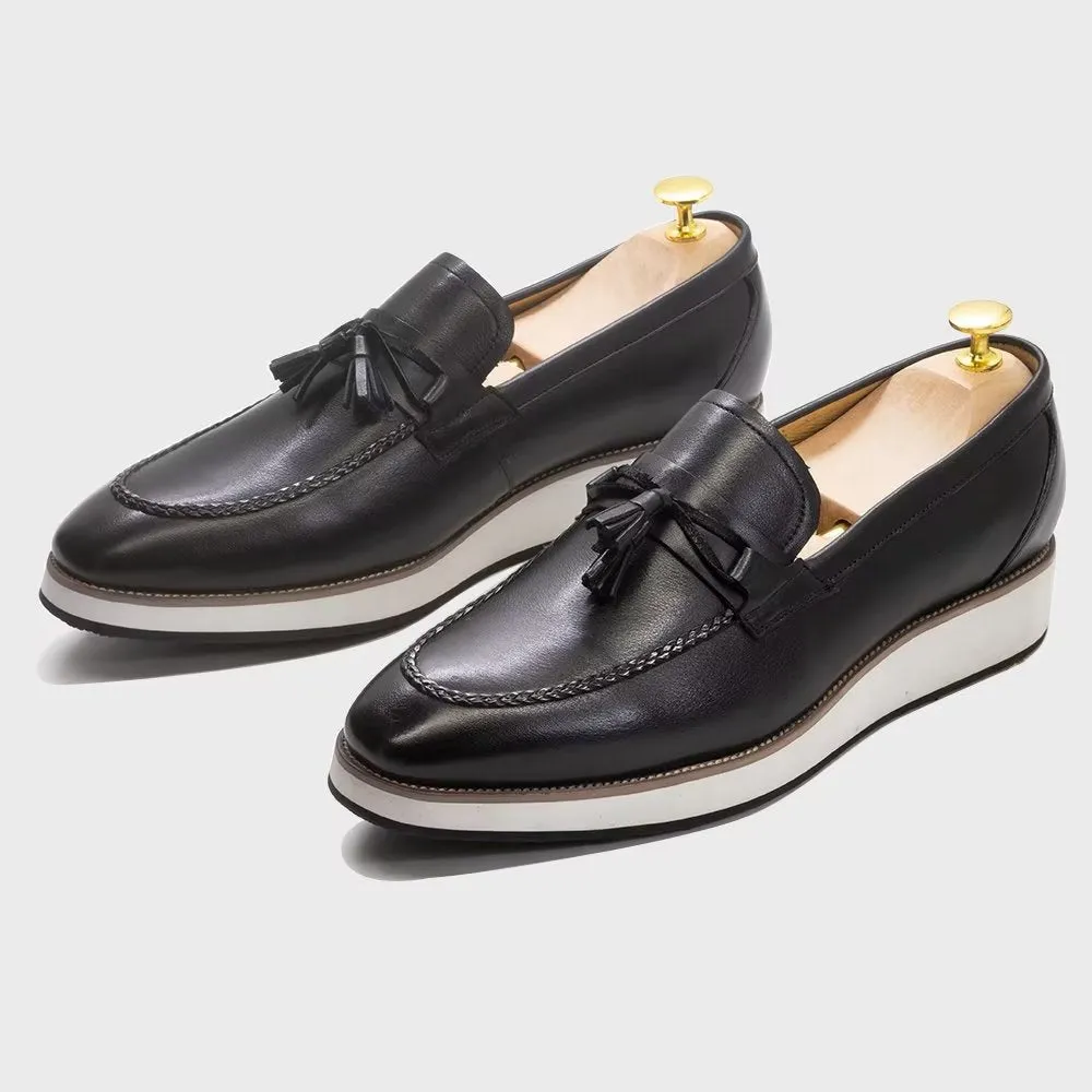 Luxury Leather Elegant Tassel Loafers