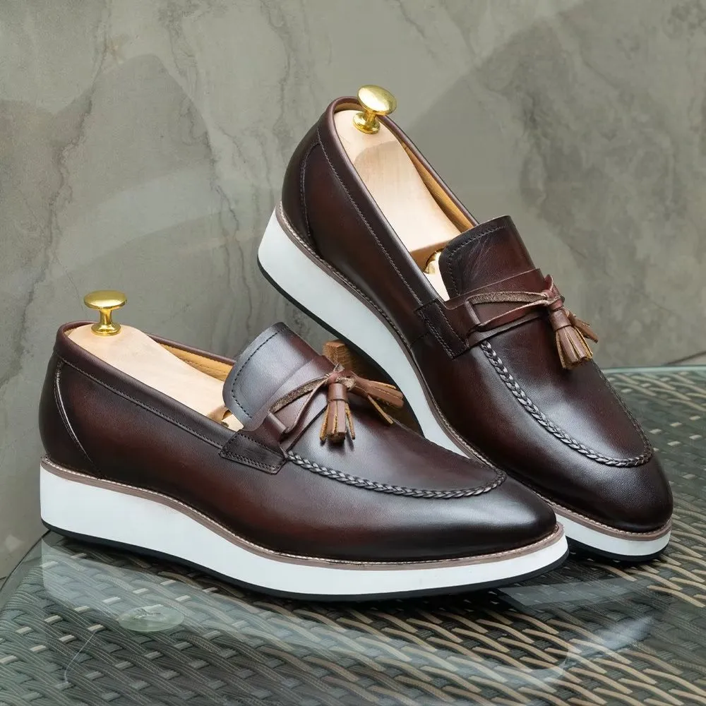 Luxury Leather Elegant Tassel Loafers