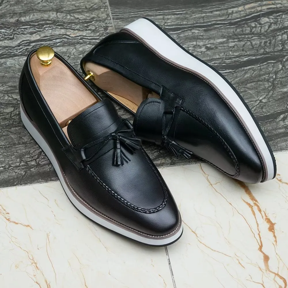 Luxury Leather Elegant Tassel Loafers