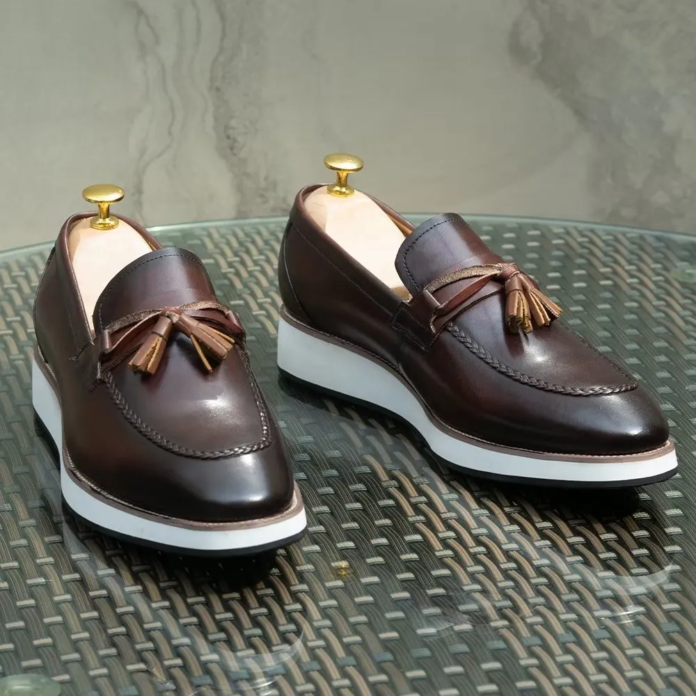 Luxury Leather Elegant Tassel Loafers