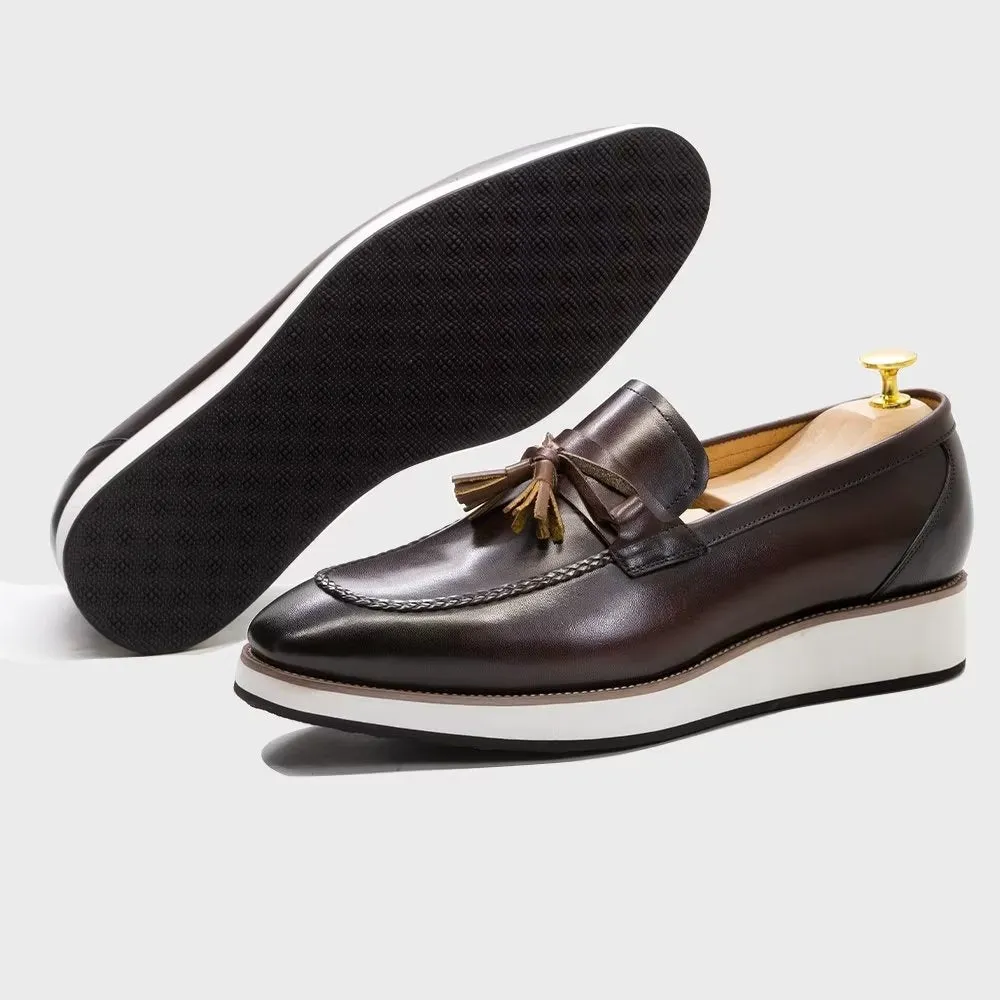 Luxury Leather Elegant Tassel Loafers